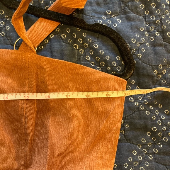 Muted Orange Button Detail Dress - Picture 2 of 6